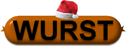 Wurst Client logo with santa hat